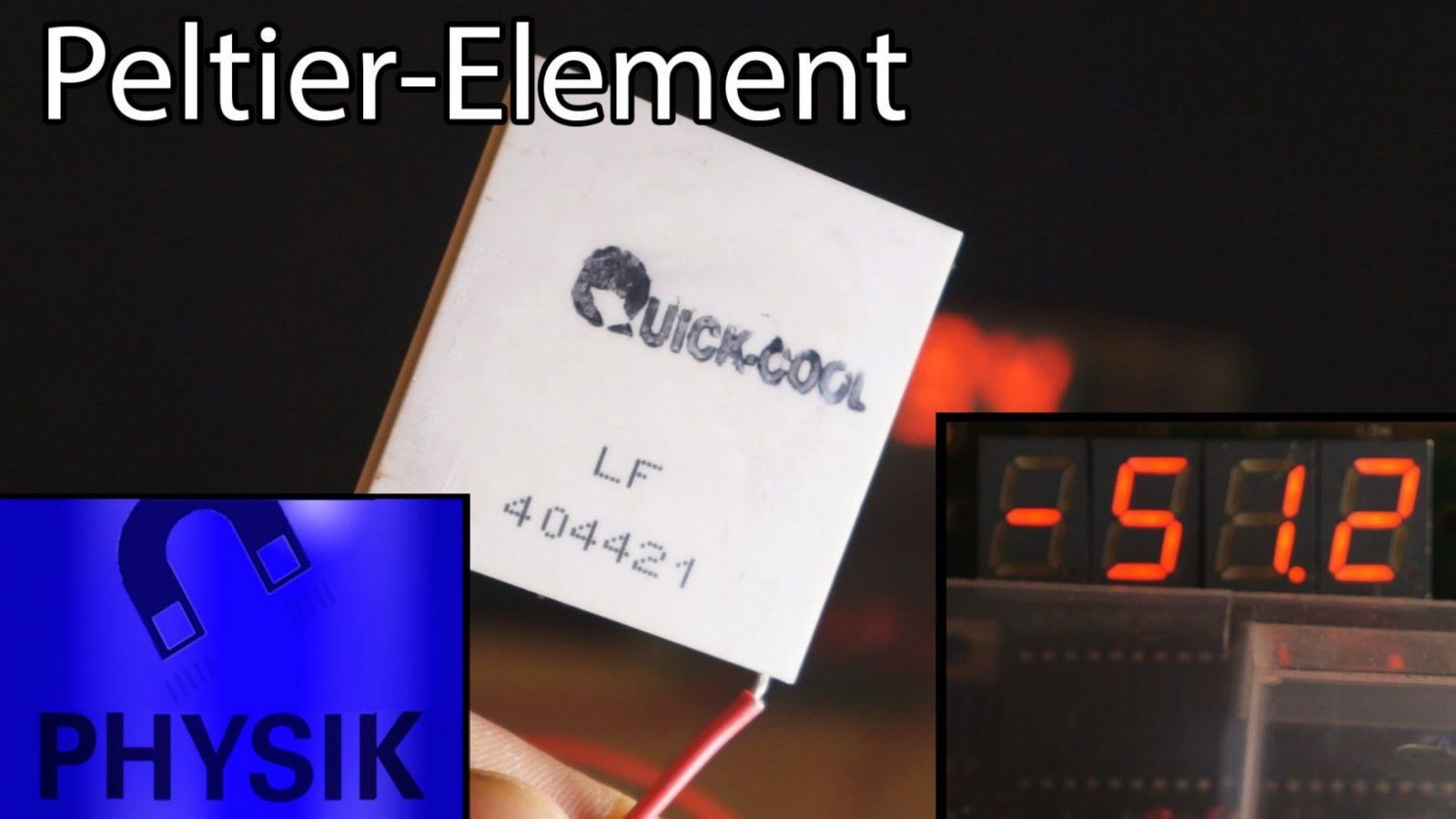 Peltierelement Erreicht Extreme 51°C  Youtube von Peltier Element Kühlbox Selber Bauen Bild