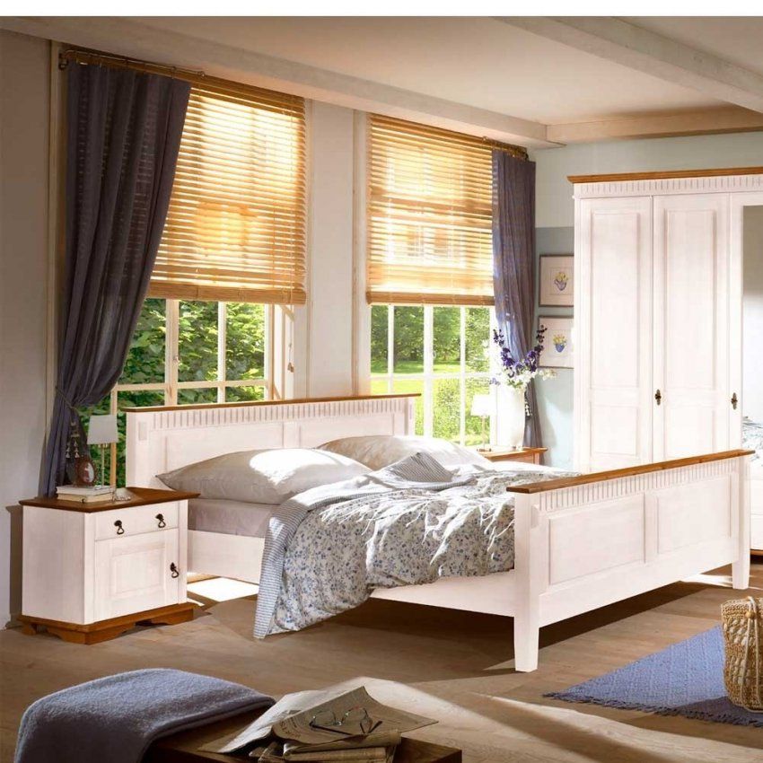 Richten Sie Ihr Schlafzimmer Komplett Im Landhausstil Ein von Schlafzimmer In Weiß Einrichten Photo