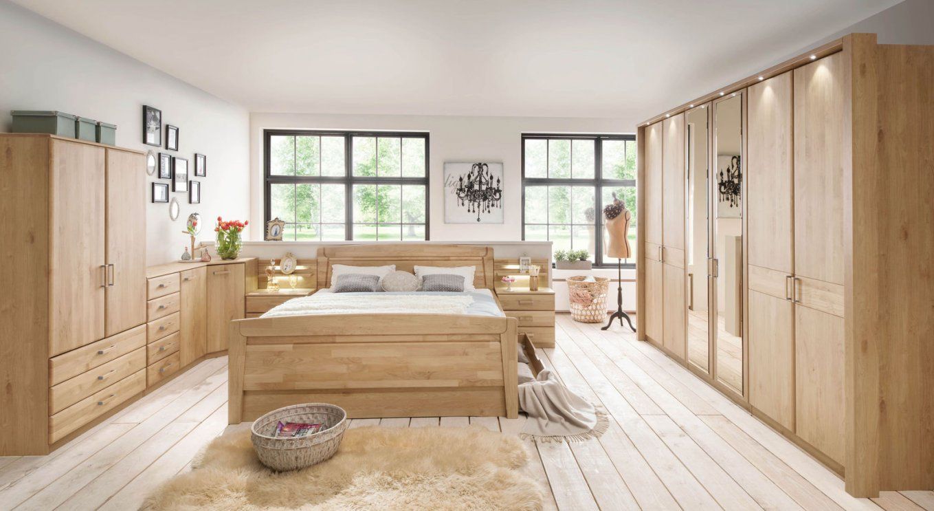 Schlafzimmer Aus Massivholz Günstig Kaufen  Betten von Schlafzimmer Komplett Massivholz Günstig Photo