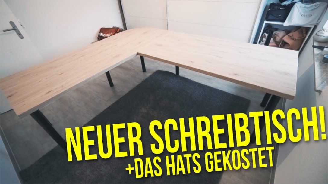 Schreibtisch Selber Bauen + Das Hats Gekostet  Projekt Diy Büro von Höhenverstellbarer Schreibtisch Selber Bauen Photo