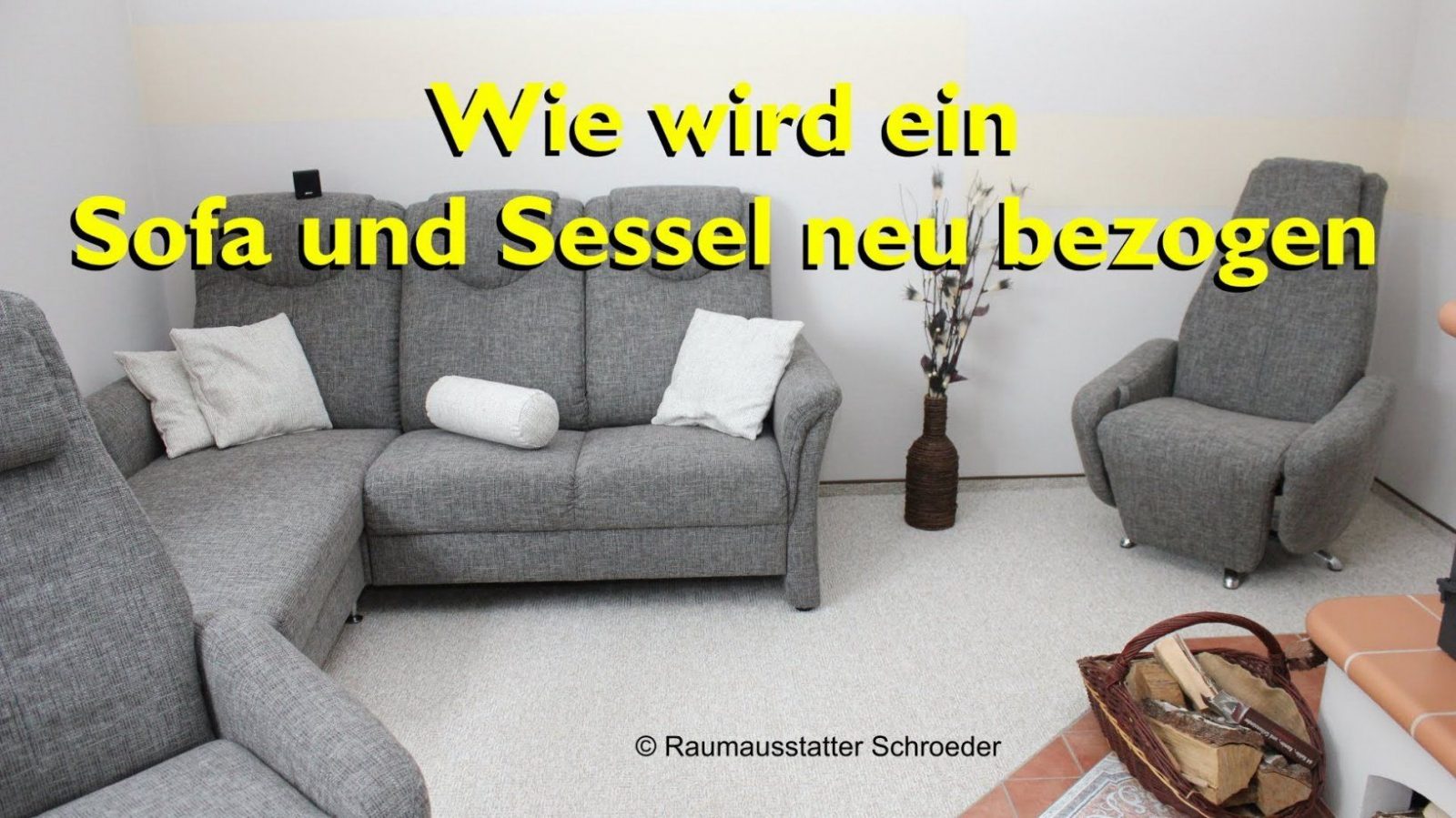 Sofa Und Sessel Neu Beziehen  Polstern  Couch Reupholstery Time von Ecksofa Husse Selber Nähen Photo