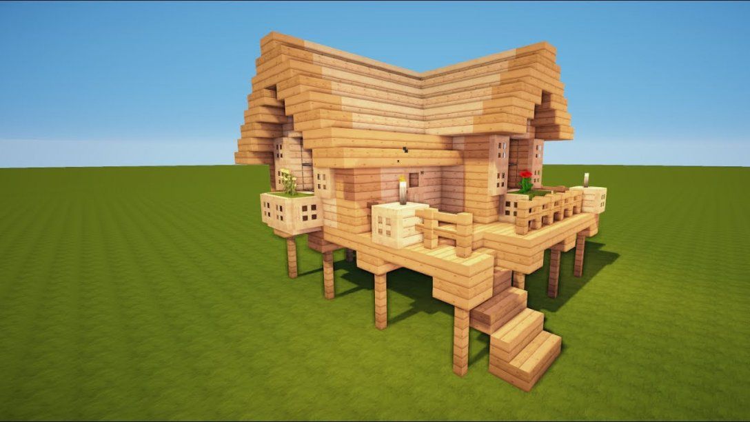 Starter Haus Bauen Tutorial Haus 53 Youtube Avec Haus In Minecraft von Minecraft Schönes Haus Bauen Bild