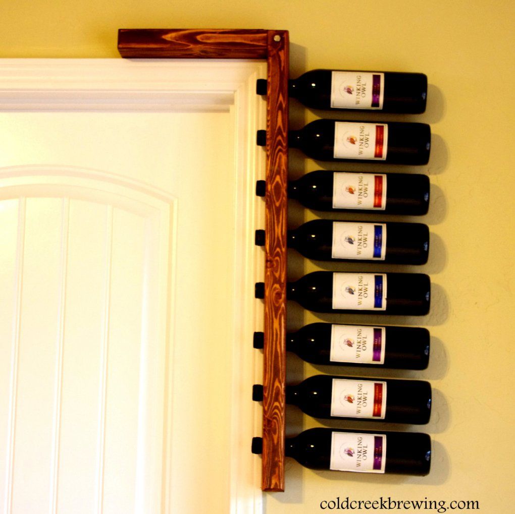 Strikingly Design Ideas Wine Bottle Holder Wall Imposing 17 Images von Unique Wine Bottle Holders Bild