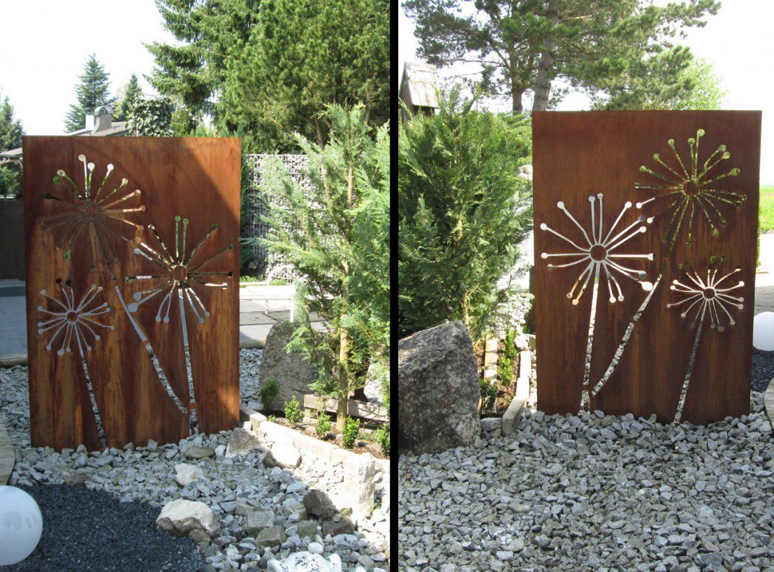 Tikometalldesign von Sichtschutz Garten Metall Rost Photo