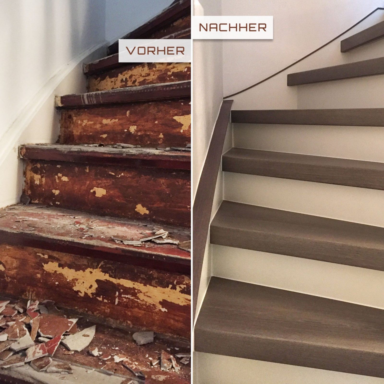 Treppenrenovierung ⋆ Trebowa von Treppe Renovieren Vorher Nachher Photo