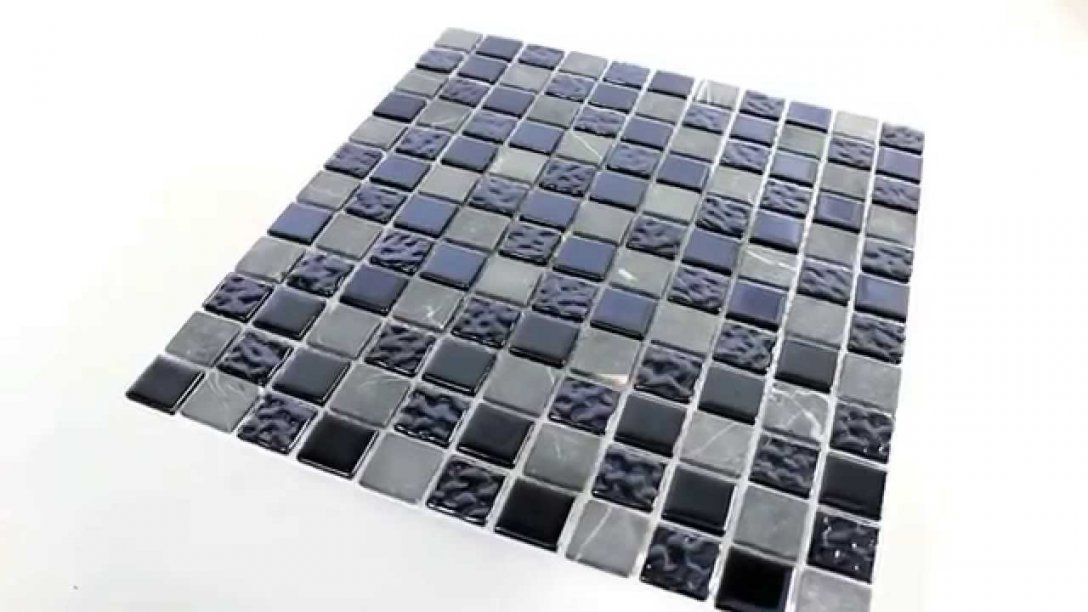 Verlockend Mosaik Fliesen Schwarz Herrlich Marmor Glas Grau von Mosaik Fliesen Schwarz Weiß Grau Bild