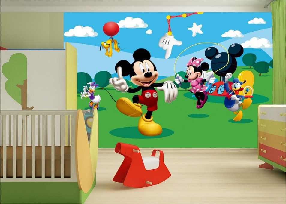 Wandtattoo Kinderzimmer Minnie Maus  Die Beste Idee Idee Für von Wandtattoo Micky Maus Wunderhaus Bild
