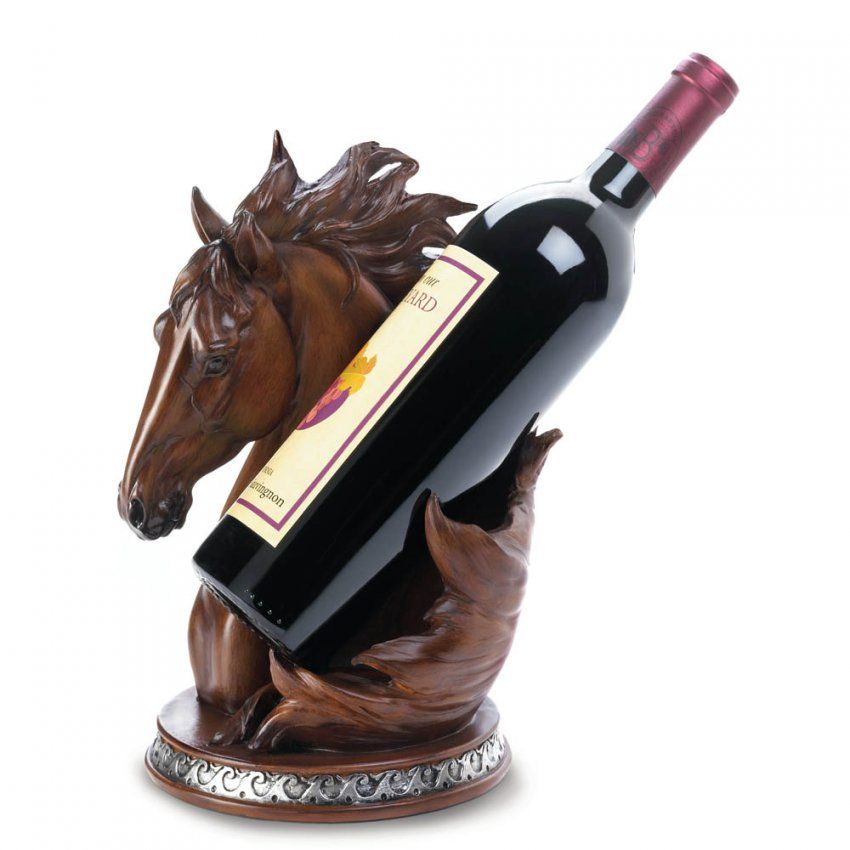 Wine Bottle Holder Novelty Animal Wine Bottle Holder Horse Unique von Unique Wine Bottle Holders Bild
