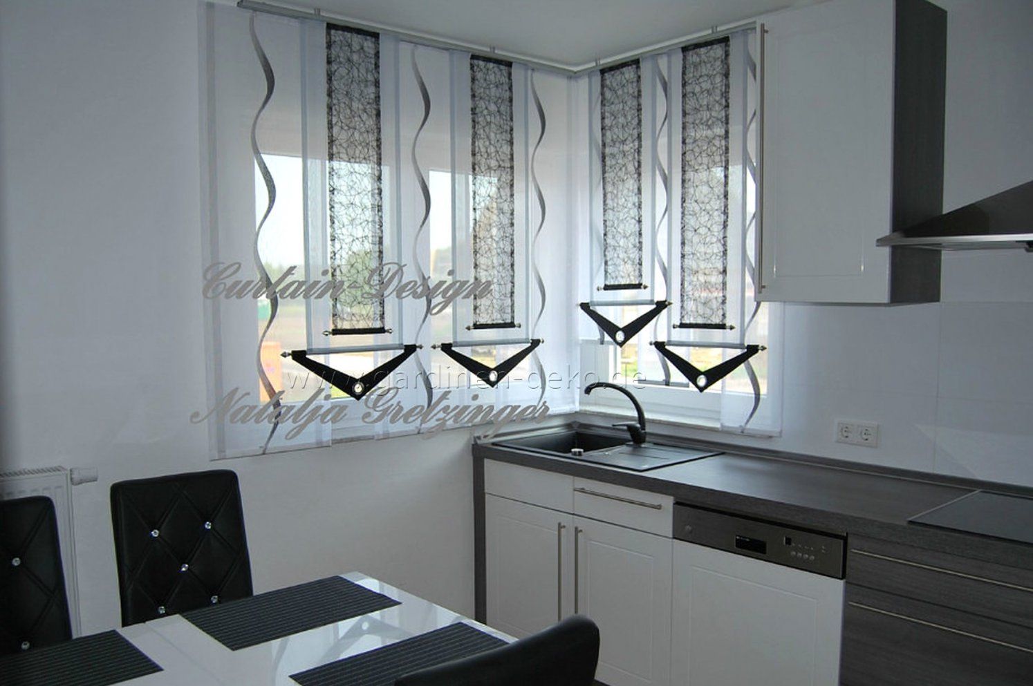 Wohndesign Vorhang Ideen Wohnzimmer Mit Geräumiges von Moderne Gardinen Für Küche Bild