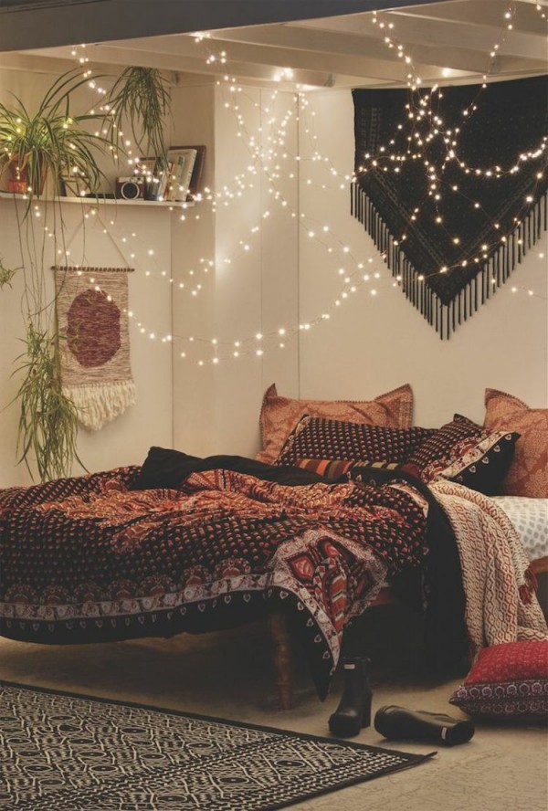 Schlafzimmer Deko Bohohippieromantischeeinrichtung von Schlafzimmer Ideen Romantisch Bild
