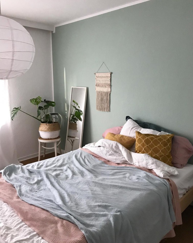 Schlafzimmerwandfarbeideen  Wohnkonfetti von Schlafzimmer Wandfarbe Ideen Photo